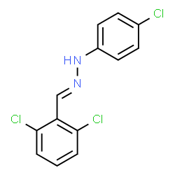 ChemSpider 2D Image | (2E)-1-(4-Chlorophenyl)-2-(2,6-dichlorobenzylidene)hydrazine | C13H9Cl3N2