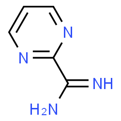 ChemSpider 2D Image | 2-Pyrimidinecarboximidamide | C5H6N4