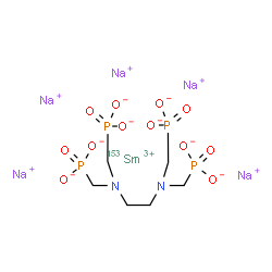 ChemSpider 2D Image | Samarium (153Sm) lexidronam sodium | C6H12N2Na5O12P4153Sm