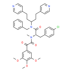 ChemSpider 2D Image | Timcodar | C43H45ClN4O6