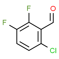 ChemSpider 2D Image | 6-Chloro-2,3-difluorobenzaldehyde | C7H3ClF2O
