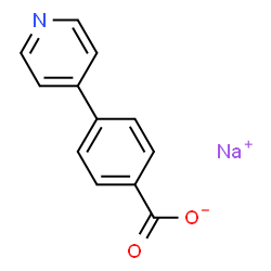 ChemSpider 2D Image | Sodium 4-(4-pyridinyl)benzoate | C12H8NNaO2