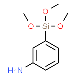 ChemSpider 2D Image | 3-(Trimethoxysilyl)aniline | C9H15NO3Si