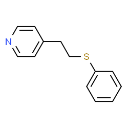 ChemSpider 2D Image | 4-(2-(phenylthio)ethyl)pyridine | C13H13NS