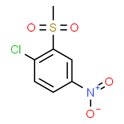 ChemSpider 2D Image | 2-Chloro-5-nitrophenyl methyl sulfone | C7H6ClNO4S