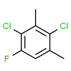 ChemSpider 2D Image | 2,4-Dichloro-1-fluoro-3,5-dimethylbenzene | C8H7Cl2F