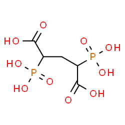 ChemSpider 2D Image | 2,4-Diphosphonopentanedioic acid | C5H10O10P2
