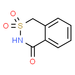 ChemSpider 2D Image | 1H-2,3-Benzothiazin-4(3H)-one 2,2-dioxide | C8H7NO3S