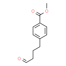 ChemSpider 2D Image | Methyl 4-(4-oxobutyl)benzoate | C12H14O3