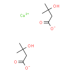 ChemSpider 2D Image | calcium beta-hydroxy-beta-methylbutyrate | C10H18CaO6