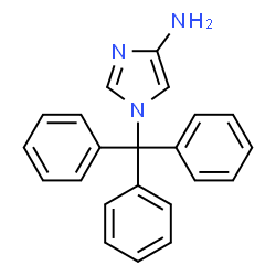 ChemSpider 2D Image | 1-Trityl-1H-imidazol-4-amine | C22H19N3
