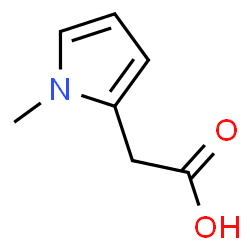 ChemSpider 2D Image | 1-Methylpyrrole-2-acetic acid | C7H9NO2