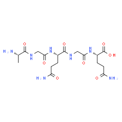 ChemSpider 2D Image | L-Alanylglycyl-L-glutaminylglycyl-L-glutamine | C17H29N7O8