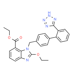 ChemSpider 2D Image | ETHYL CANDESARTAN | C26H24N6O3
