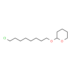 ChemSpider 2D Image | 2-[(8-Chlorooctyl)oxy]tetrahydro-2H-pyran | C13H25ClO2