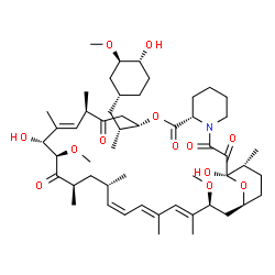 ChemSpider 2D Image | (1R,9S,12S,15R,16E,18R,19R,21R,23S,24Z,26E,28E,30S,32S,35R)-1,18-Dihydroxy-12-{(2R)-1-[(1R,3R,4R)-4-hydroxy-3-methoxycyclohexyl]-2-propanyl}-19,30-dimethoxy-15,17,21,23,27,29,35-heptamethyl-11,36-diox
a-4-azatricyclo[30.3.1.0~4,9~]hexatriaconta-16,24,26,28-tetraene-2,3,10,14,20-pentone | C52H81NO13