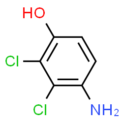 ChemSpider 2D Image | 4-Amino-2,3-dichlorophenol | C6H5Cl2NO