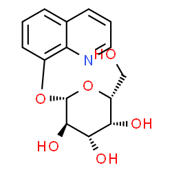 ChemSpider 2D Image | 8-Quinolinyl Î²-D-galactopyranoside | C15H17NO6
