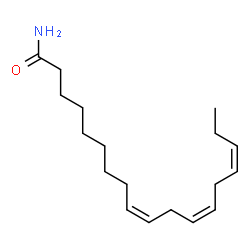 ChemSpider 2D Image | (9Z,12Z,15Z)-9,12,15-Octadecatrienamide | C18H31NO