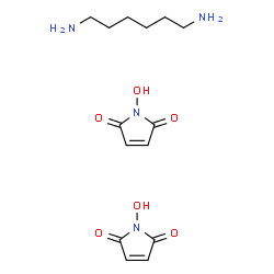 ChemSpider 2D Image | 1-Hydroxy-1H-pyrrole-2,5-dione - 1,6-hexanediamine (2:1) | C14H22N4O6