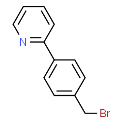 ChemSpider 2D Image | 2-(4-Bromomethylphenyl)pyridine | C12H10BrN