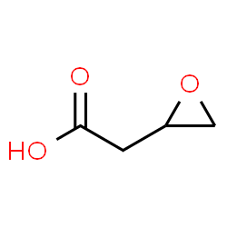 ChemSpider 2D Image | 2-Oxiranylacetic acid | C4H6O3