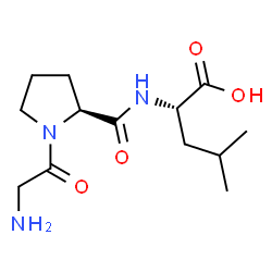 ChemSpider 2D Image | Glycyl-L-prolyl-L-leucine | C13H23N3O4