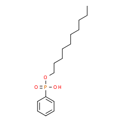 ChemSpider 2D Image | Decyl hydrogen phenylphosphonate | C16H27O3P