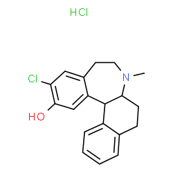 ChemSpider 2D Image | Ecopipam hydrochloride | C19H21Cl2NO