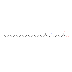 ChemSpider 2D Image | 4-((2-oxohexadecanoyl)amino)butanoic acid | C20H37NO4