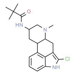 ChemSpider 2D Image | N-(2-Chloro-6-methylergolin-8-yl)-2,2-dimethylpropanamide | C20H26ClN3O