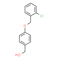 ChemSpider 2D Image | {4-[(2-Chlorobenzyl)oxy]phenyl}methanol | C14H13ClO2
