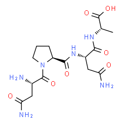 ChemSpider 2D Image | L-Asparaginyl-L-prolyl-L-asparaginyl-L-alanine | C16H26N6O7