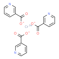ChemSpider 2D Image | Chromium(III) nicotinate | C18H12CrN3O6