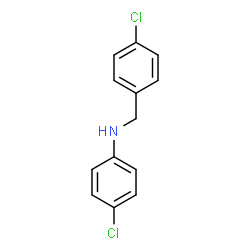 ChemSpider 2D Image | 4-Chloro-N-(4-chlorobenzyl)aniline | C13H11Cl2N