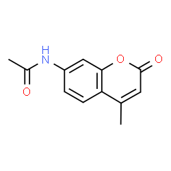 ChemSpider 2D Image | N-(4-Methyl-2-oxo-2H-chromen-7-yl)acetamide | C12H11NO3