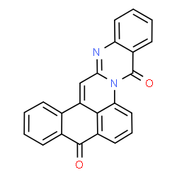 ChemSpider 2D Image | Naphtho(1',2',3':4,5)quino(2,1-b)quinazoline-5,10-dione | C23H12N2O2