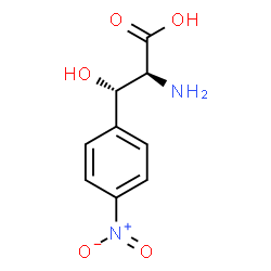 ChemSpider 2D Image | (betaS)-beta-Hydroxy-4-nitro-L-phenylalanine | C9H10N2O5