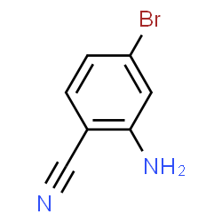 ChemSpider 2D Image | 2-Amino-4-bromobenzonitrile | C7H5BrN2