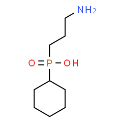 ChemSpider 2D Image | (3-Aminopropyl)cyclohexylphosphinic acid | C9H20NO2P