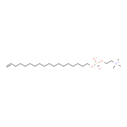 ChemSpider 2D Image | 17-Octadecen-1-yl 2-(trimethylammonio)ethyl phosphate | C23H48NO4P