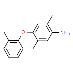 ChemSpider 2D Image | 2,5-Dimethyl-4-(2-methylphenoxy)aniline | C15H17NO
