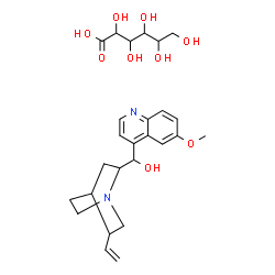 ChemSpider 2D Image | 6'-Methoxycinchonan-9-ol - hexonic acid (1:1) | C26H36N2O9