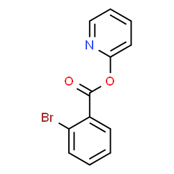 ChemSpider 2D Image | 2-Pyridinyl 2-bromobenzoate | C12H8BrNO2