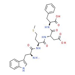 ChemSpider 2D Image | L-Tryptophyl-L-methionyl-L-alpha-aspartyl-L-phenylalanine | C29H35N5O7S