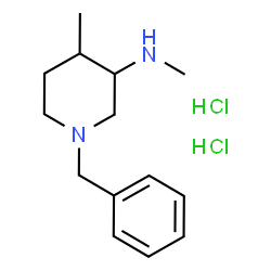 ChemSpider 2D Image | 1-Benzyl-N,4-dimethyl-3-piperidinamine dihydrochloride | C14H24Cl2N2