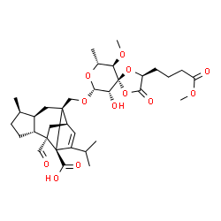 ChemSpider 2D Image | moriniafungin D | C34H48O12