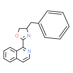 ChemSpider 2D Image | 1-(4-Benzyl-4,5-dihydro-1,3-oxazol-2-yl)isoquinoline | C19H16N2O