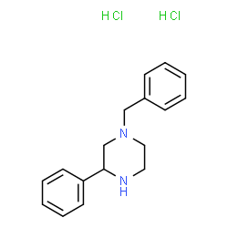 ChemSpider 2D Image | 1-Benzyl-3-phenylpiperazine dihydrochloride | C17H22Cl2N2