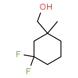 ChemSpider 2D Image | (3,3-Difluoro-1-methylcyclohexyl)methanol | C8H14F2O